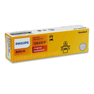 لامپ فیلیپس BAX8.4d 12623CP Light Blue 12V 1.2W مناسب چراغ نشانگر خودرو